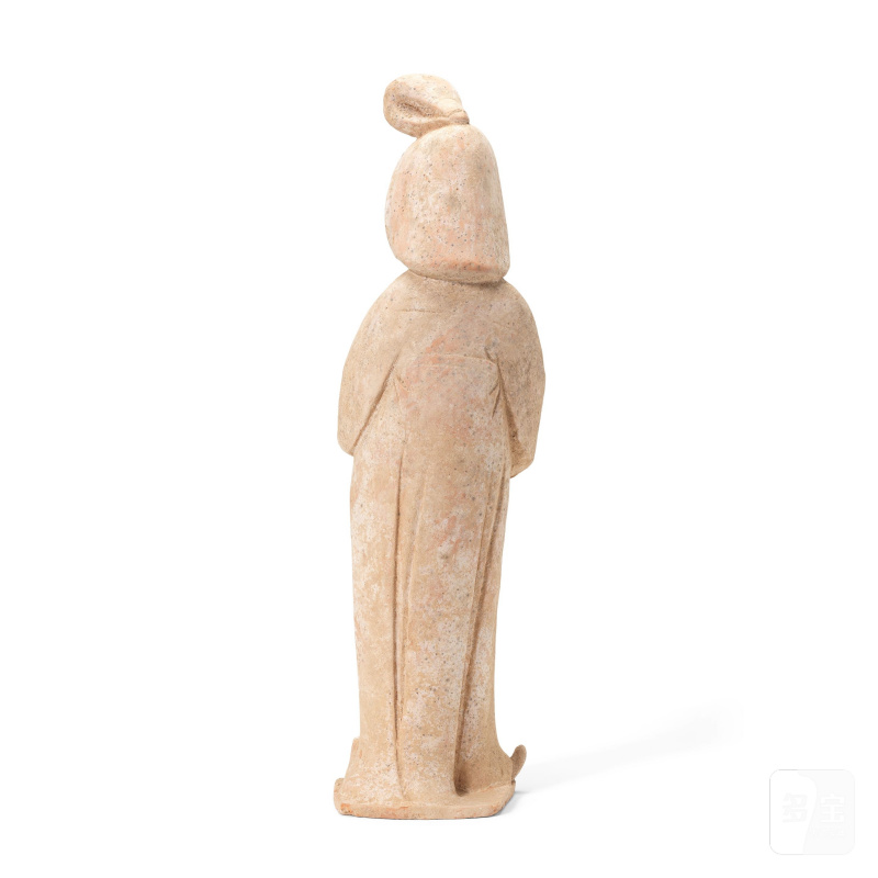 唐 仕女俑 | A POTTERY FIGURE OF A COURT LADY - 图3